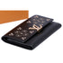 Louis Vuitton Capucines Compact Trifold Wallet Taurillon Perforated Black